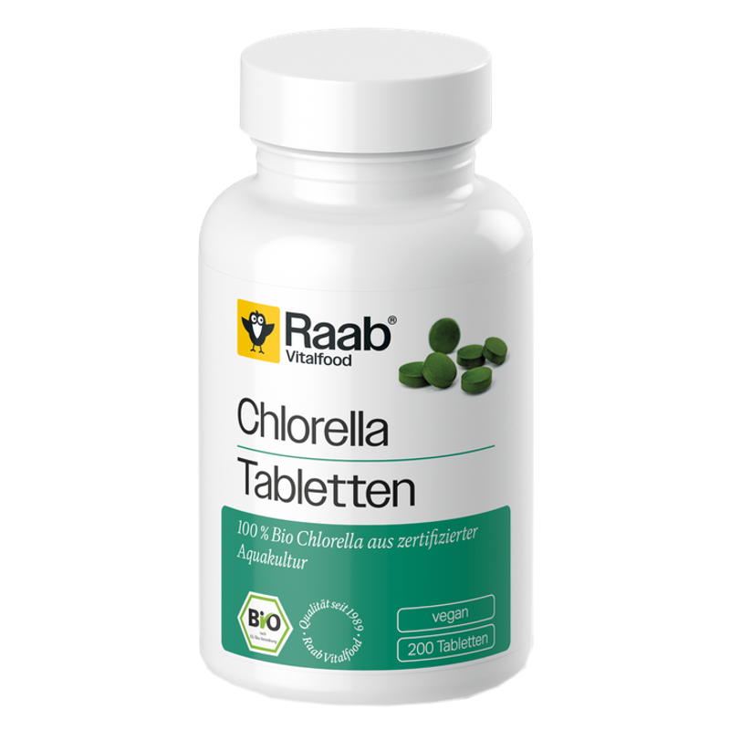Raab Bio Chlorella Tabletten 200 Stück Raab Bio Chlorella Tabletten 200 Stück