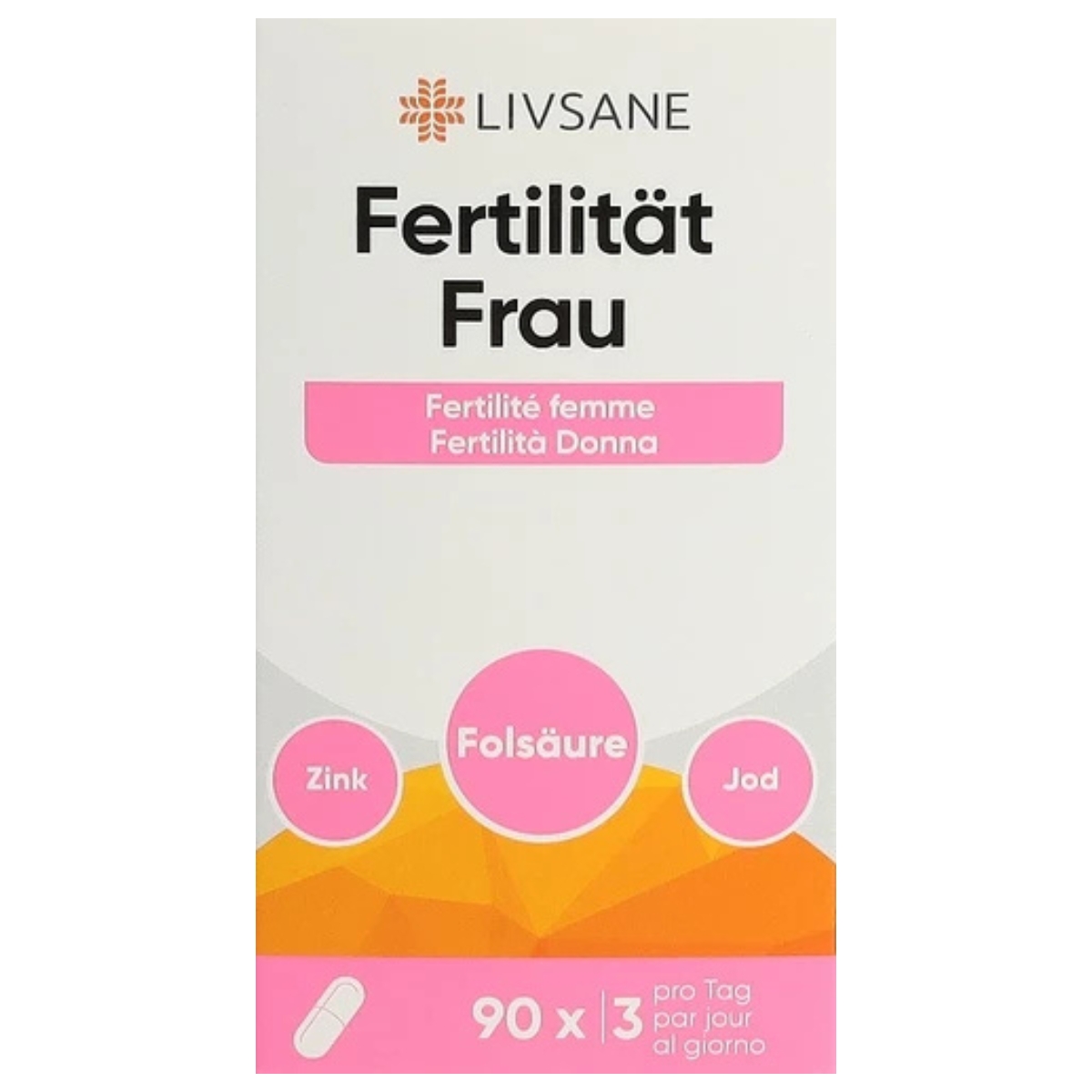Livsane Fertilität Frau Kapseln 90 Stück