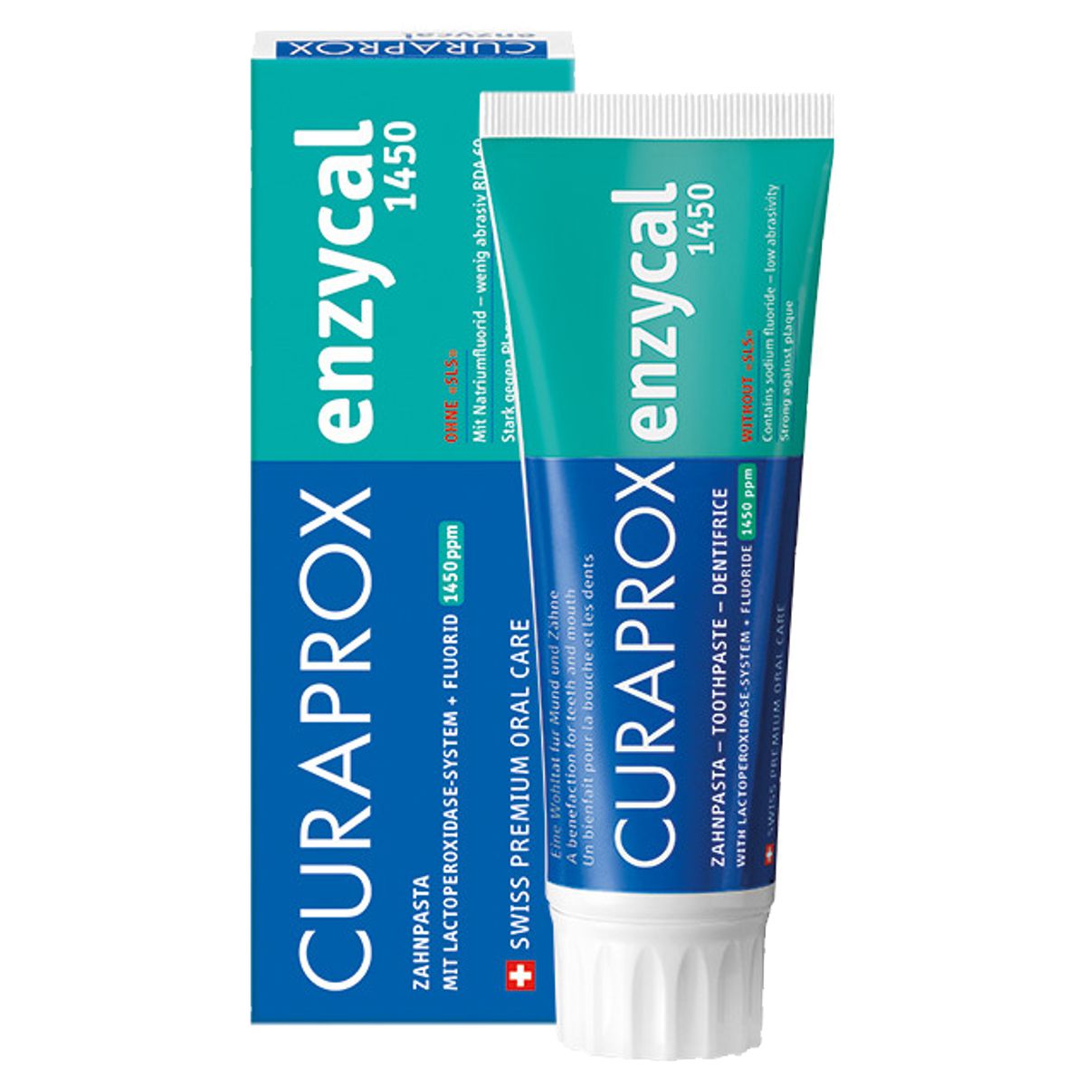 Curaprox Enzycal 1450 Zahnpasta 75 ml Curaprox Enzycal 1450 Zahnpasta 75 ml