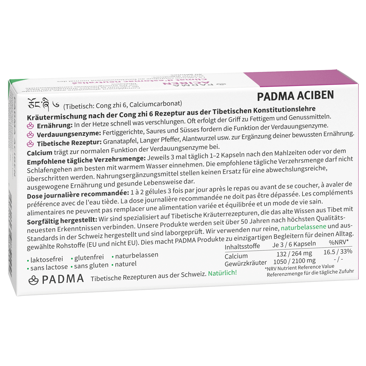 Padma Aciben Kapseln 40 Stück Padma Aciben Kapseln 40 Stück