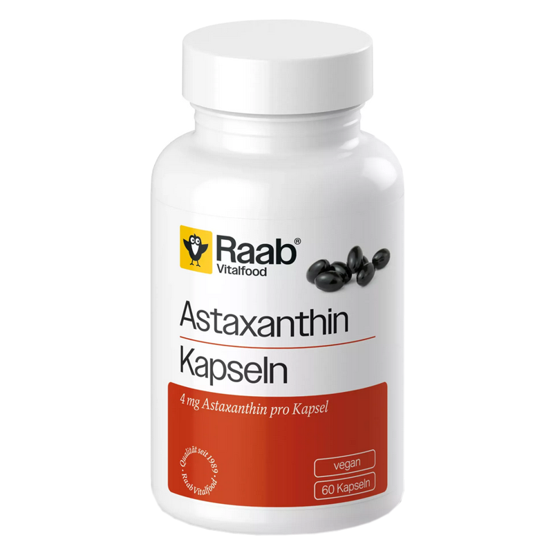Raab Astaxanthin Kapseln 60 Stück Raab Astaxanthin Kapseln 60 Stück