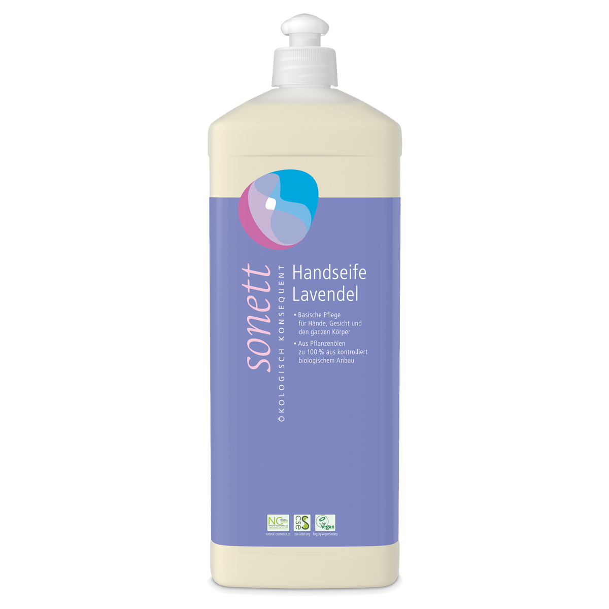 Sonett Handseife Lavendel Nachfüllflasche 1 Liter