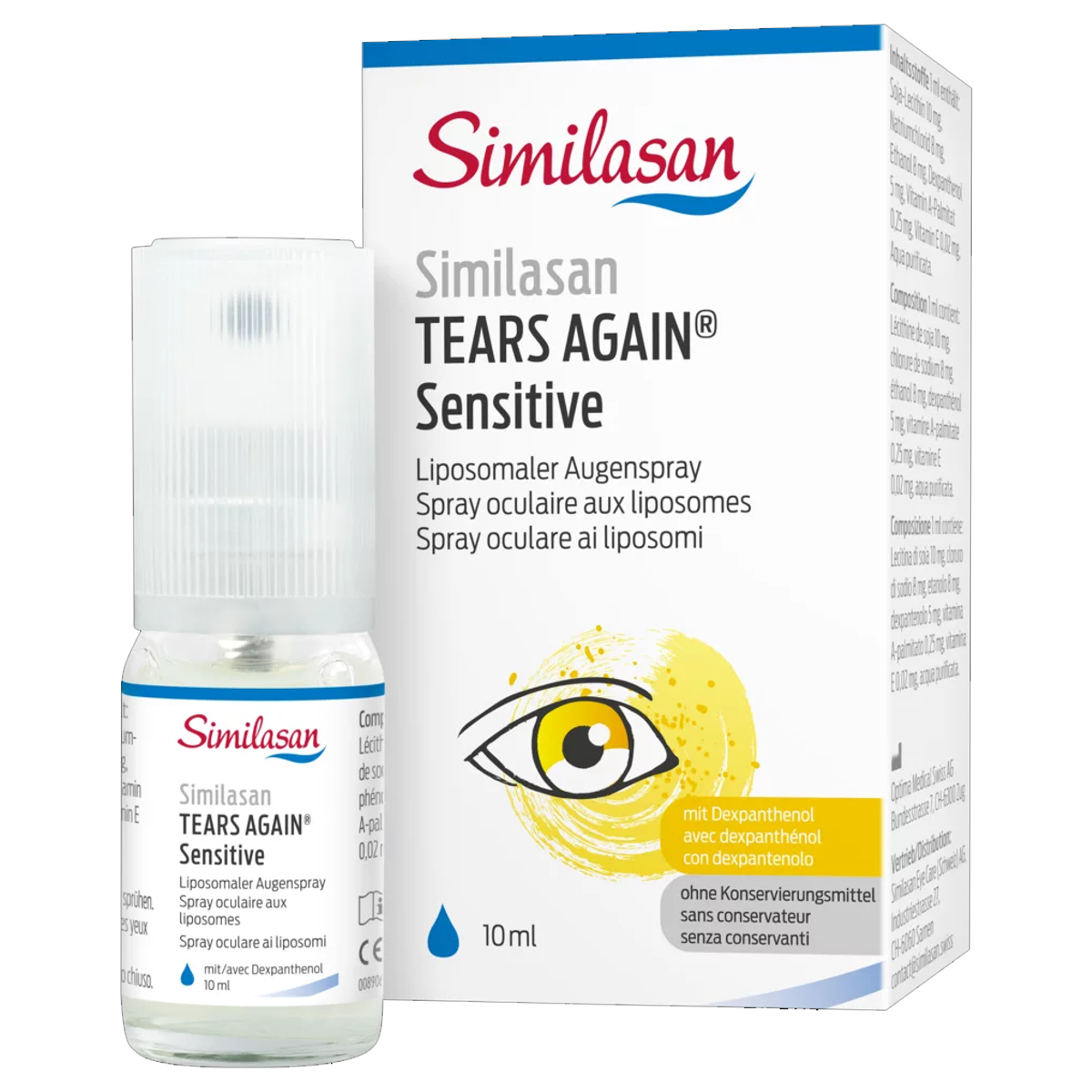 Similasan Tears Again Sensitive Augenspray 10 ml Similasan Tears Again Sensitive Augenspray 10 ml