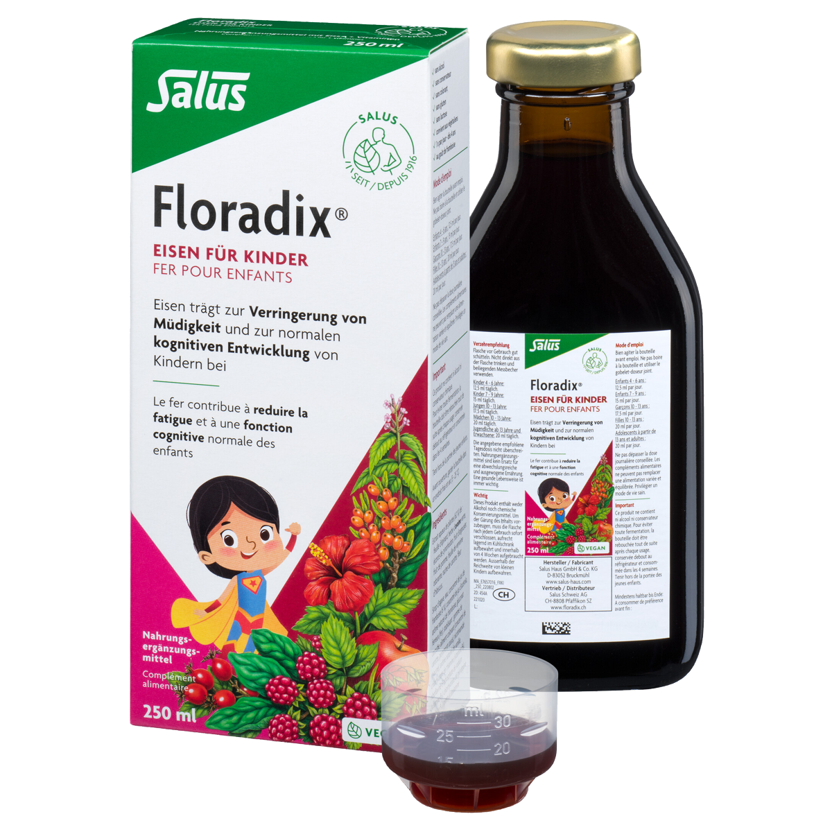 Floradix Eisen + Vitamine für Kinder Saft 250 ml Floradix Eisen + Vitamine für Kinder Saft 250 ml
