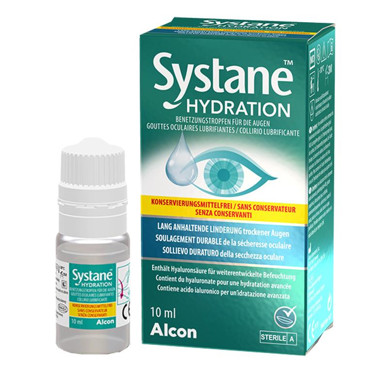 Systane Hydration Benetzungstropfen ohne Konservierungsmittel 10 ml Systane Hydration Benetzungstropfen ohne Konservierungsmittel 10 ml