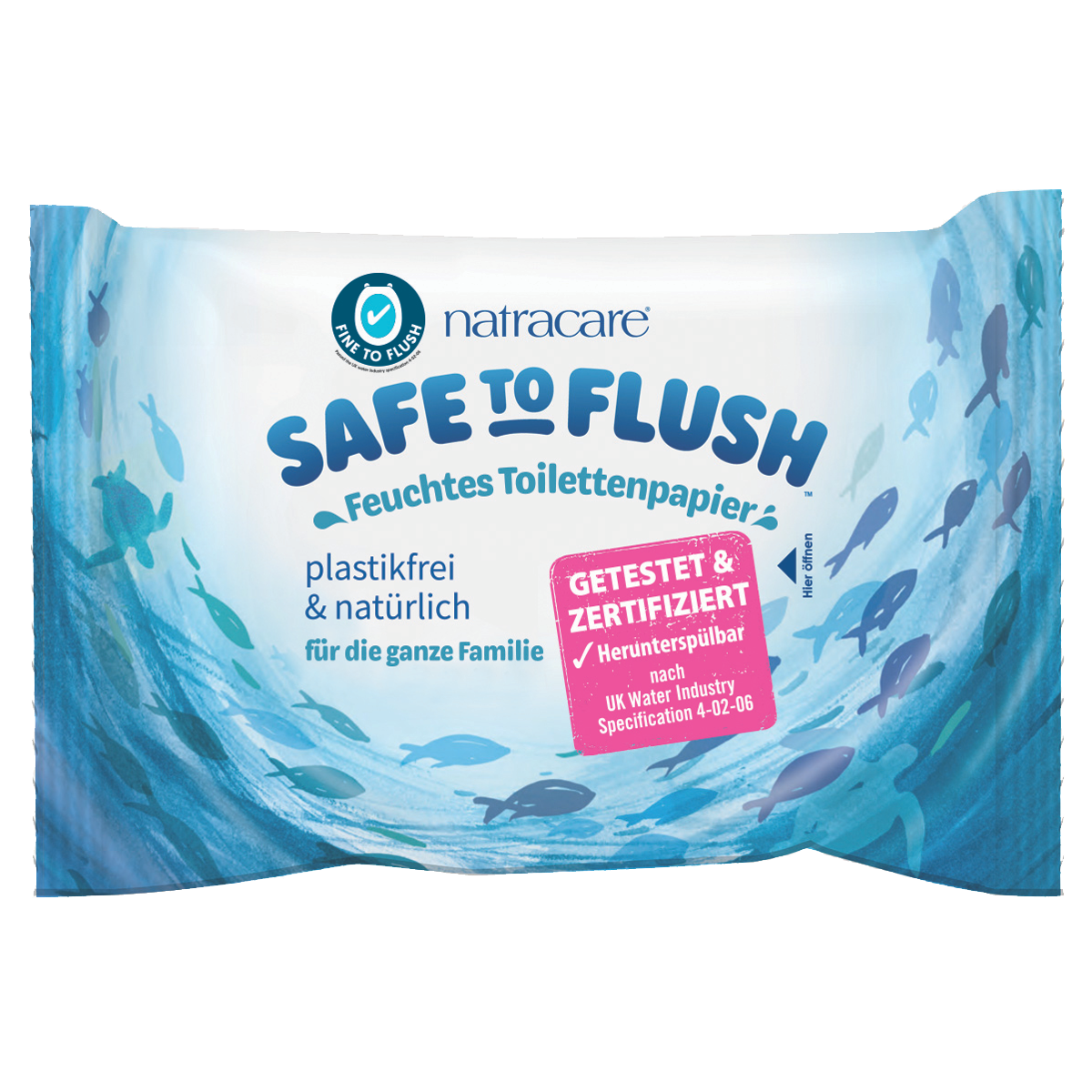 Natracare Toilettenpapier feucht Safe Flush 30 Stück Natracare Toilettenpapier feucht Safe Flush 30 Stück