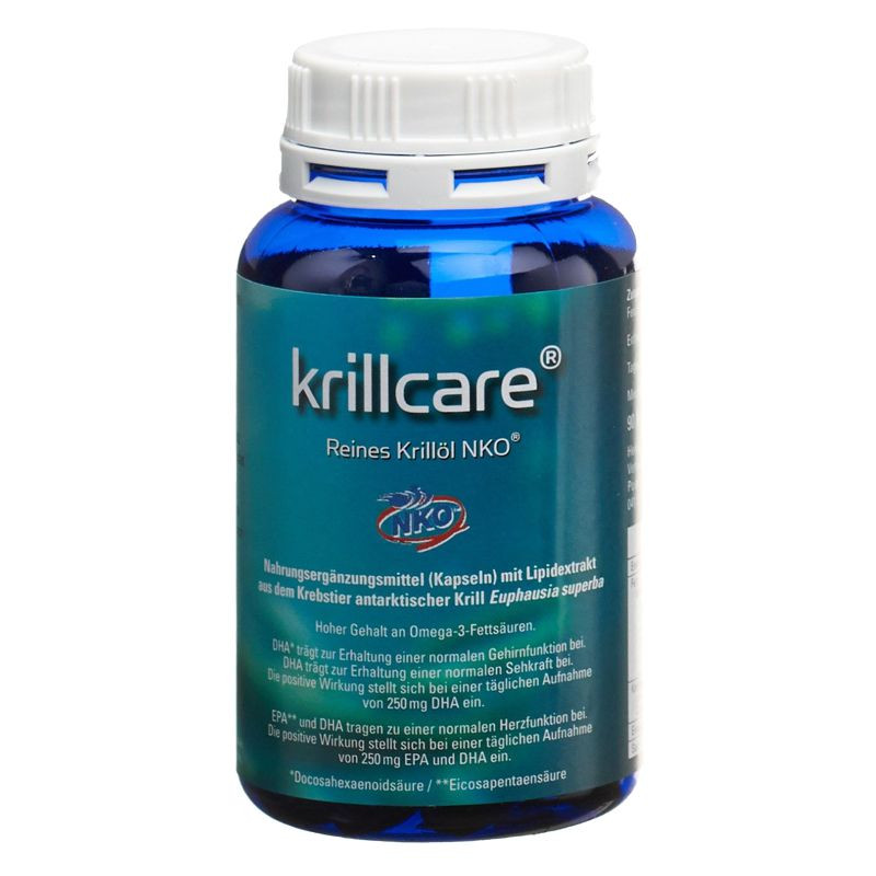 Krillcare Krill Oil 500 mg NKO90 Dose 90 Stück Krillcare Krill Oil 500 mg NKO90 Dose 90 Stück
