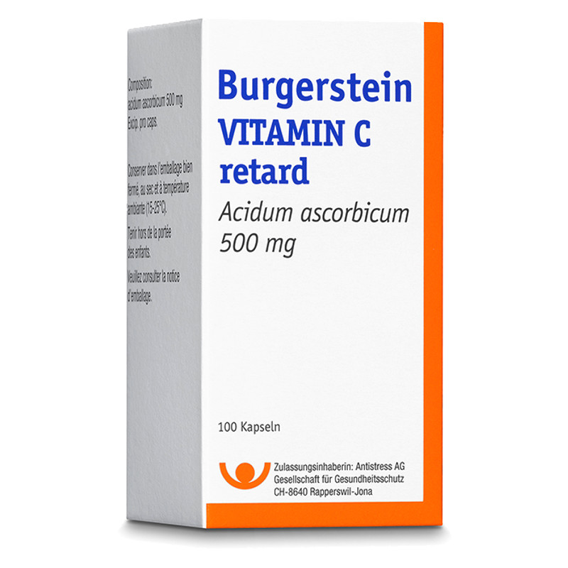 Burgerstein Vitamin C Retard 500 mg 100 Kapseln Burgerstein Vitamin C Retard 500 mg 100 Kapseln