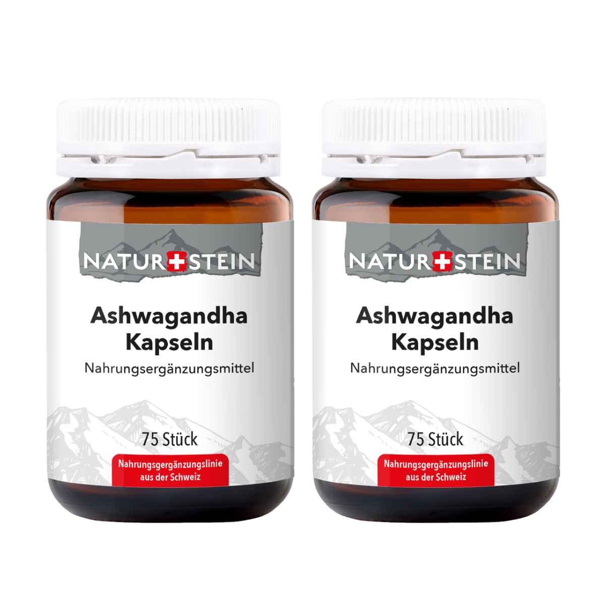 Action : gélules d'ashwagandha en pierre naturelle 2x 75 pièces Action : gélules d'ashwagandha en pierre naturelle 2x 75 pièces