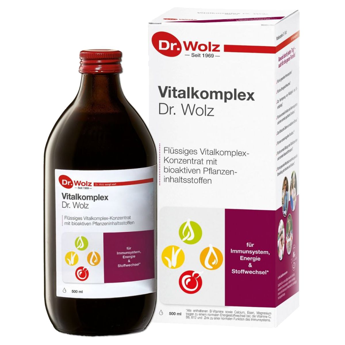 Dr. Wolz Vitalkomplex Glasflasche 500 ml Dr. Wolz Vitalkomplex Glasflasche 500 ml