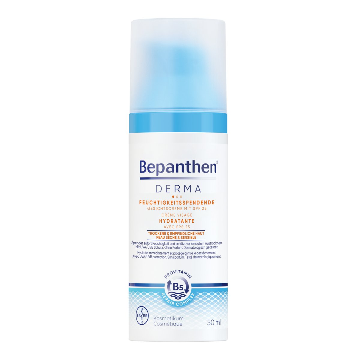 Bepanthen Derma Gesichtscreme feuchtigkeitsspendend SPF 25 50 ml