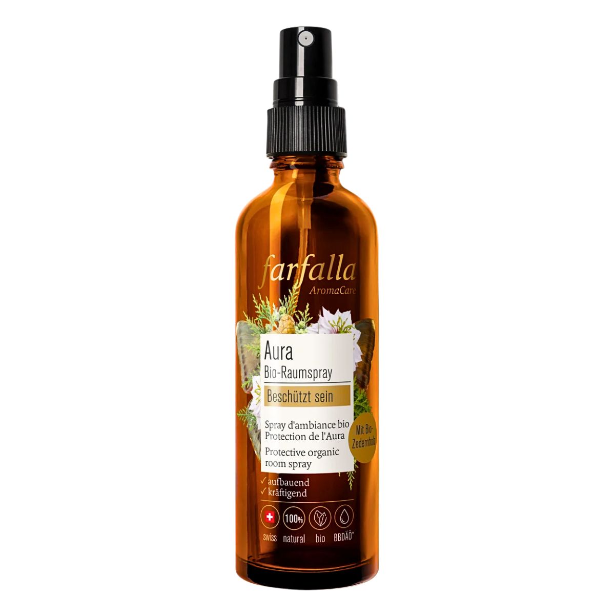 Farfalla Spray d'ambiance bio « Protège ton aura » 75 ml