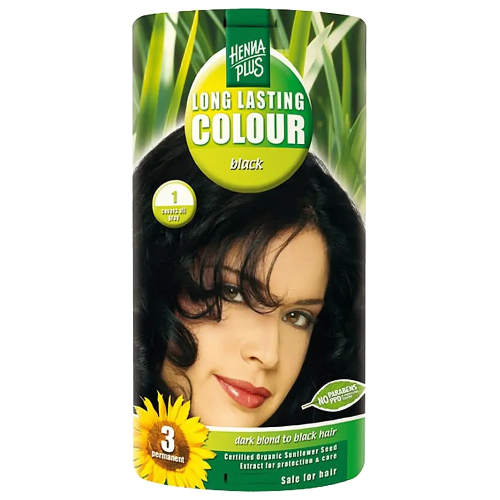 HENNA PLUS Long Last Colour 1 schwarz HENNA PLUS Long Last Colour 1 schwarz