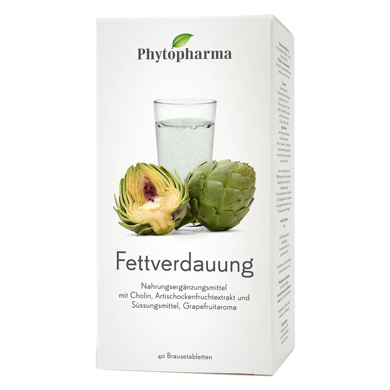 Phytopharma Fettverdauung Brausetabletten 40 Stück Phytopharma Fettverdauung Brausetabletten 40 Stück
