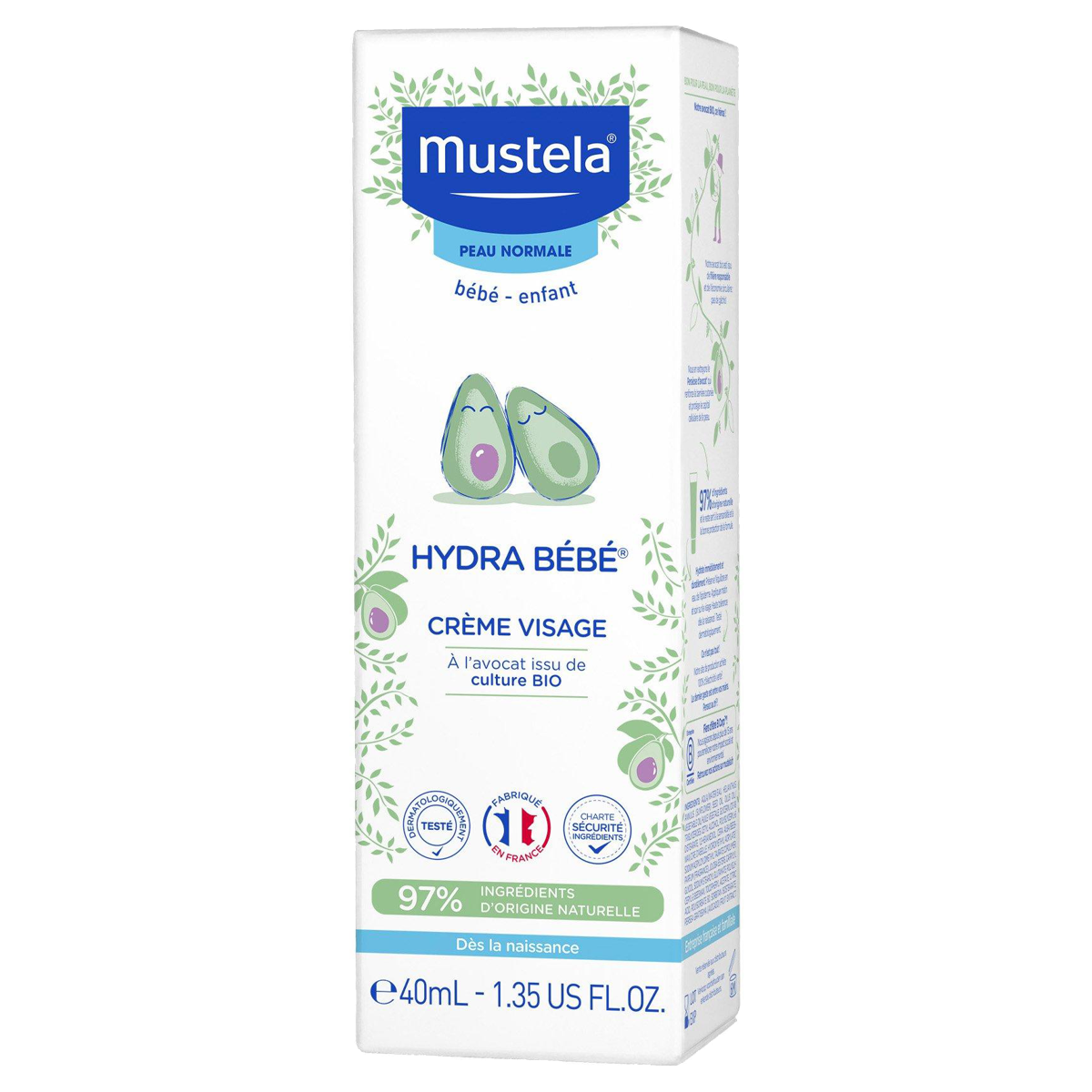 Mustela Hydra Bébé Gesichtscreme normale Haut 40ml