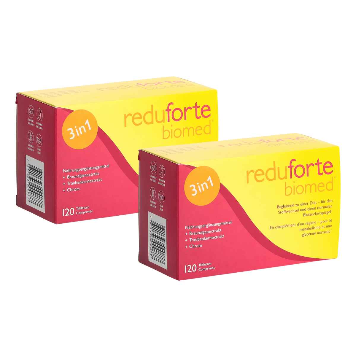 Action : REDUFORTE Biomed Nem comprimés 2x 120 pièces Action : REDUFORTE Biomed Nem comprimés 2x 120 pièces