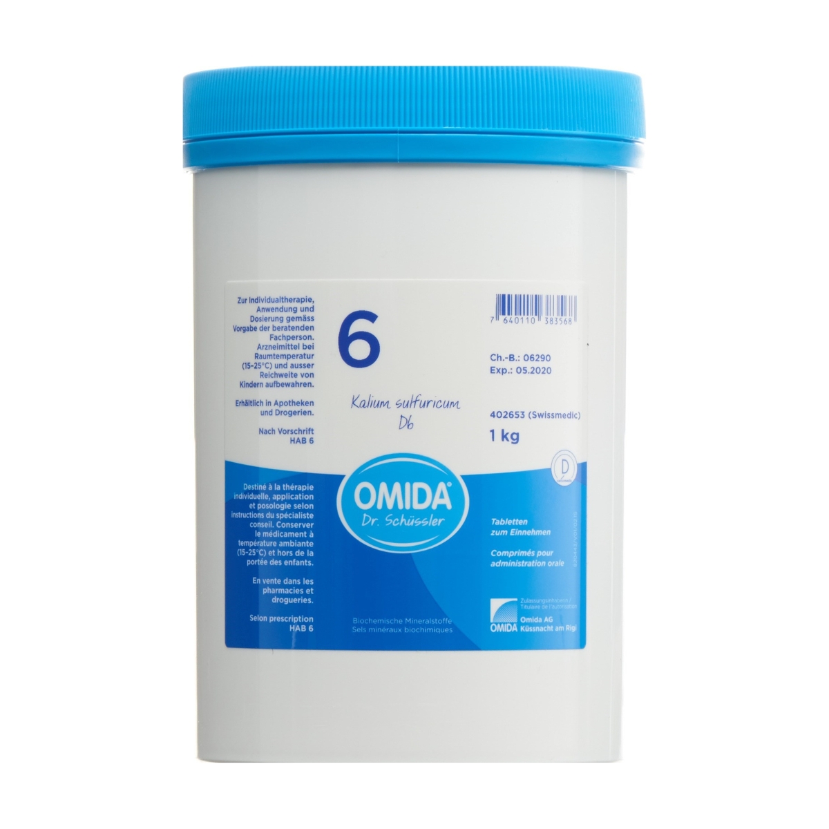 Omida Schüssler Nr 6 Tabletten D6 1000 g