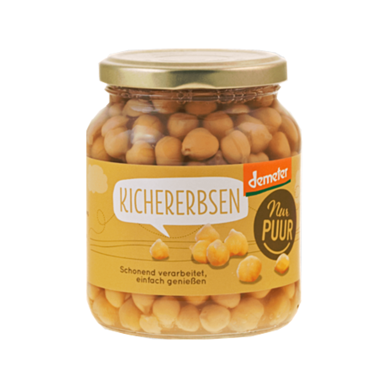 Nur Puur Kichererbsen Demeter 350 g Nur Puur Kichererbsen Demeter 350 g