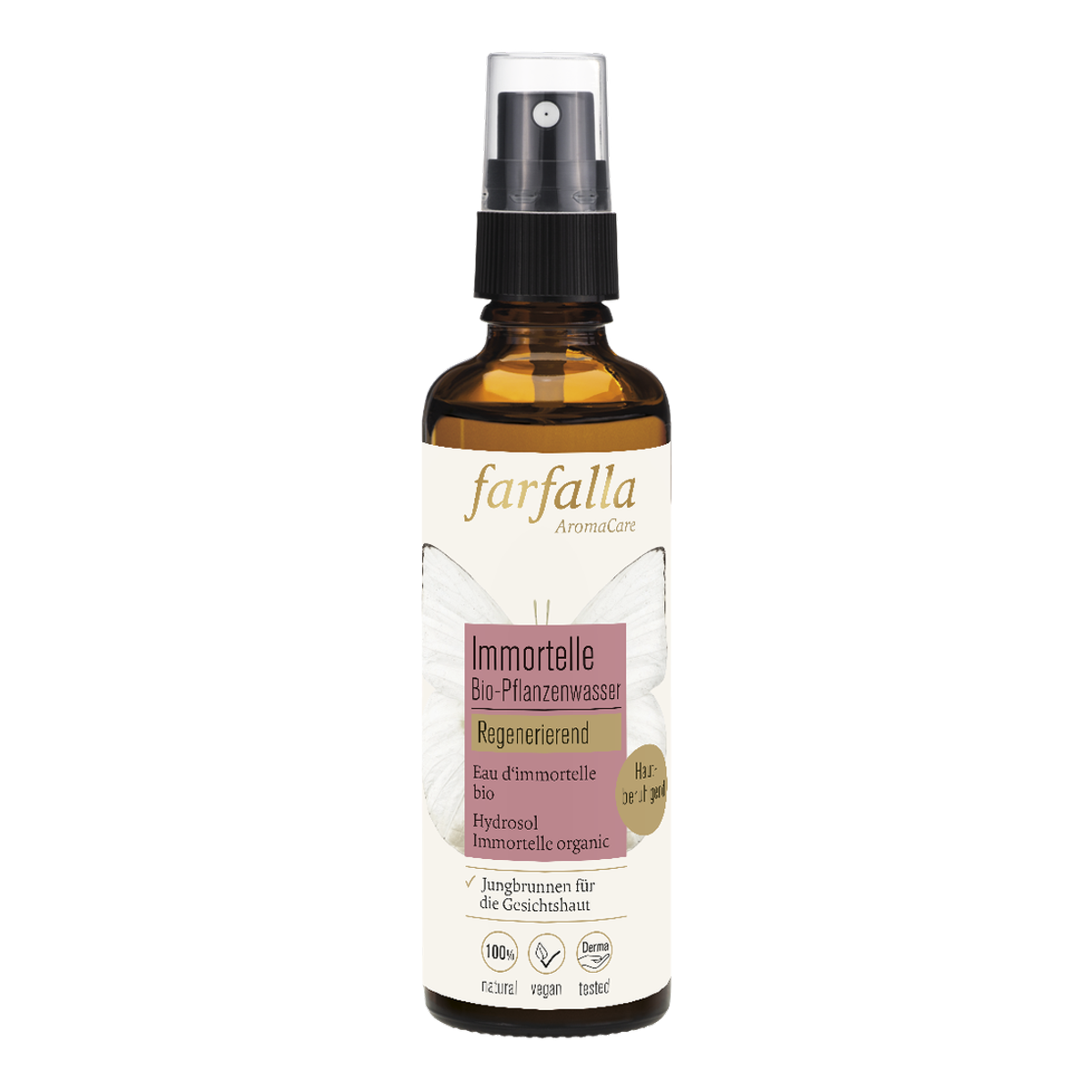 FARFALLA Bio-Pflanzenwasser Immortelle 75 ml FARFALLA Bio-Pflanzenwasser Immortelle 75 ml