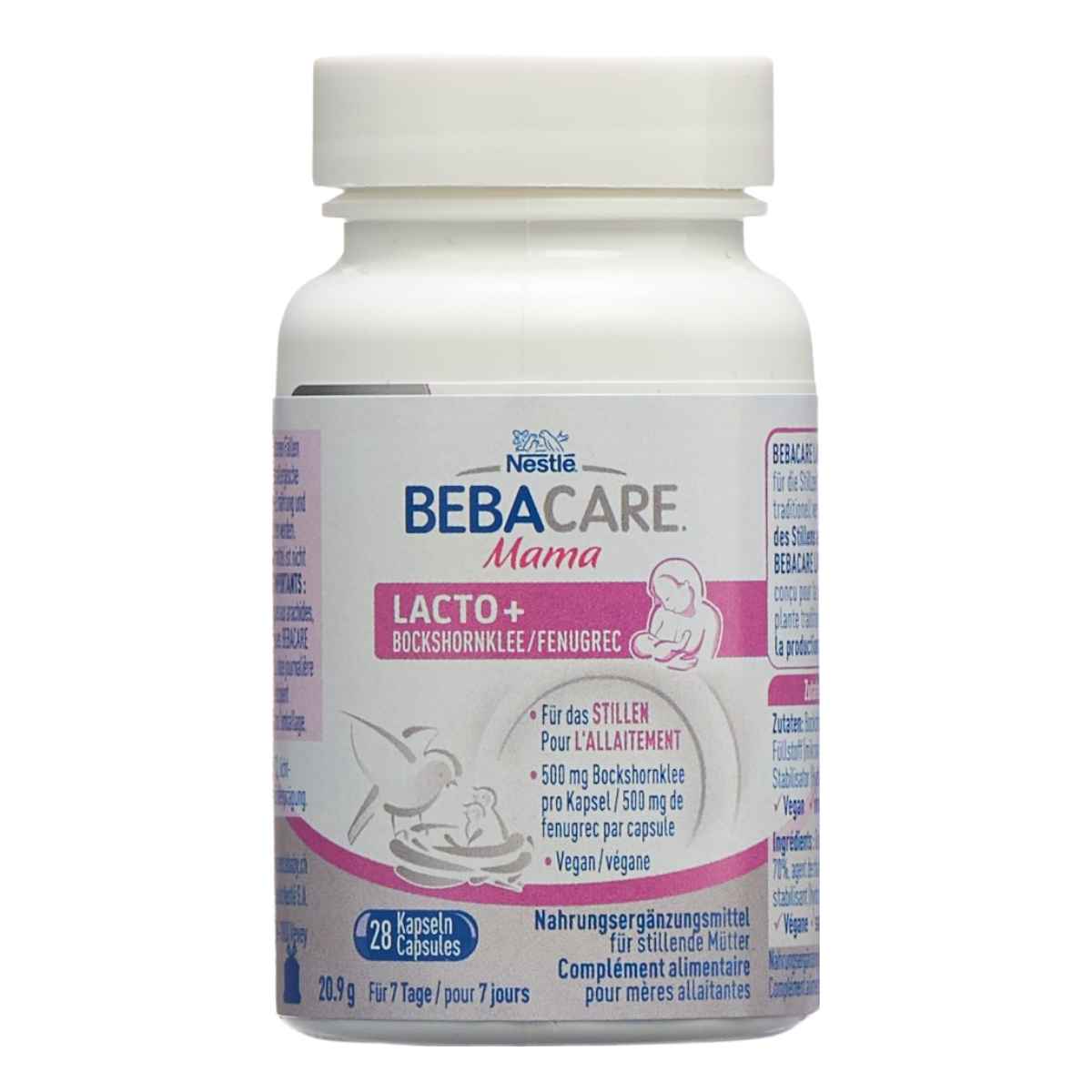 Bebacare Mama LACTO+ Bockshornklee Kapseln 28 Stück Bebacare Mama LACTO+ Bockshornklee Kapseln 28 Stück