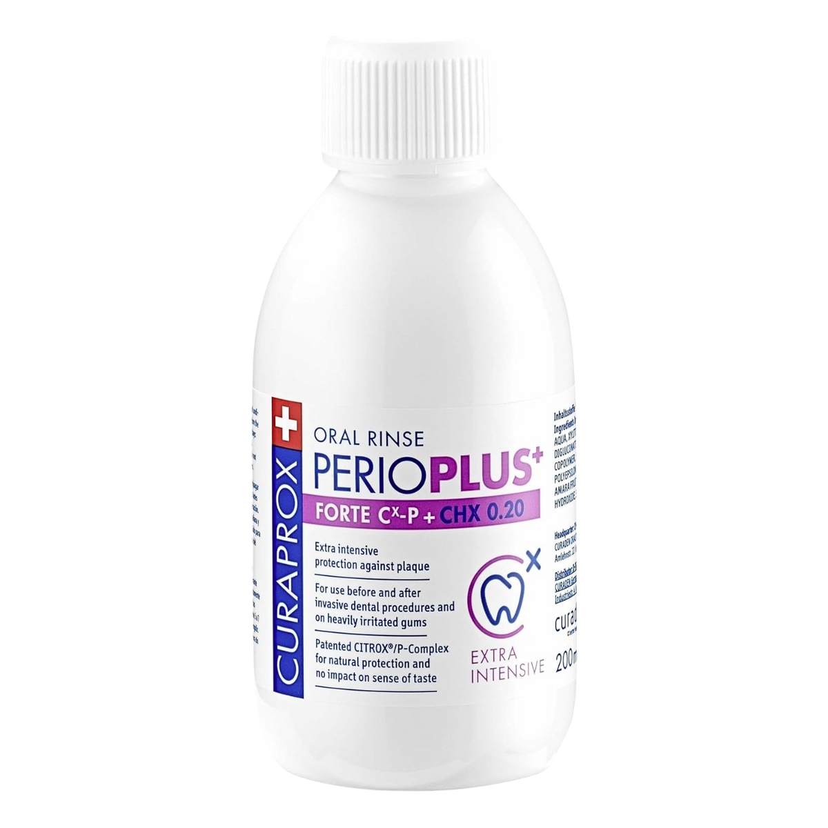 Curaprox Perio Plus Forte CHX 0.2 % 200 ml