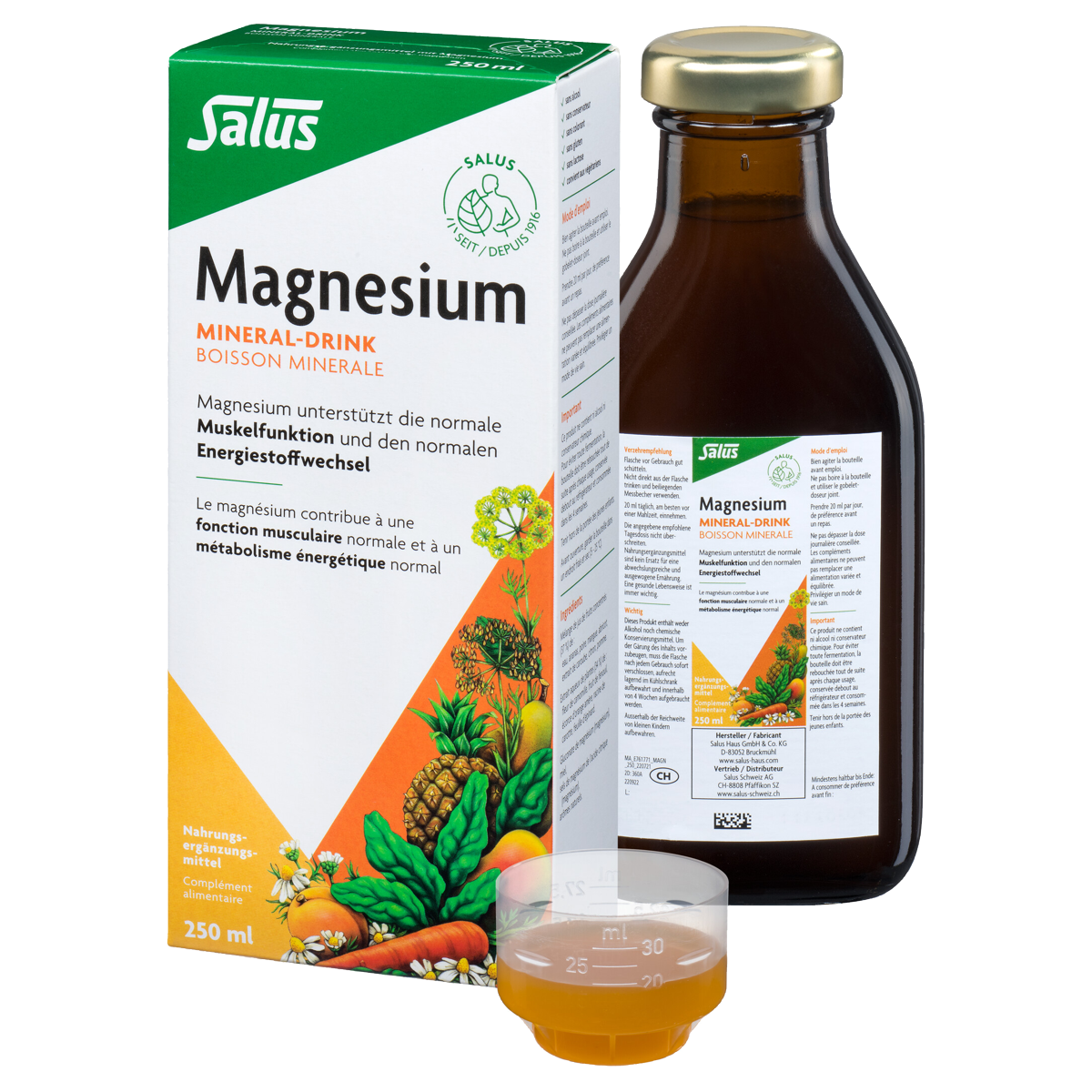 Salus Magnesium Mineral-Drink Flasche 250 ml Salus Magnesium Mineral-Drink Flasche 250 ml