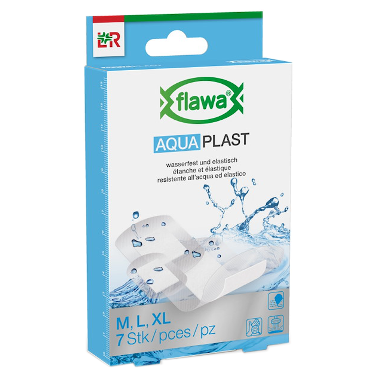 Flawa Aqua Plast Pflaster wasserfest 3 Grössen 7 Stück Flawa Aqua Plast Pflaster wasserfest 3 Grössen 7 Stück