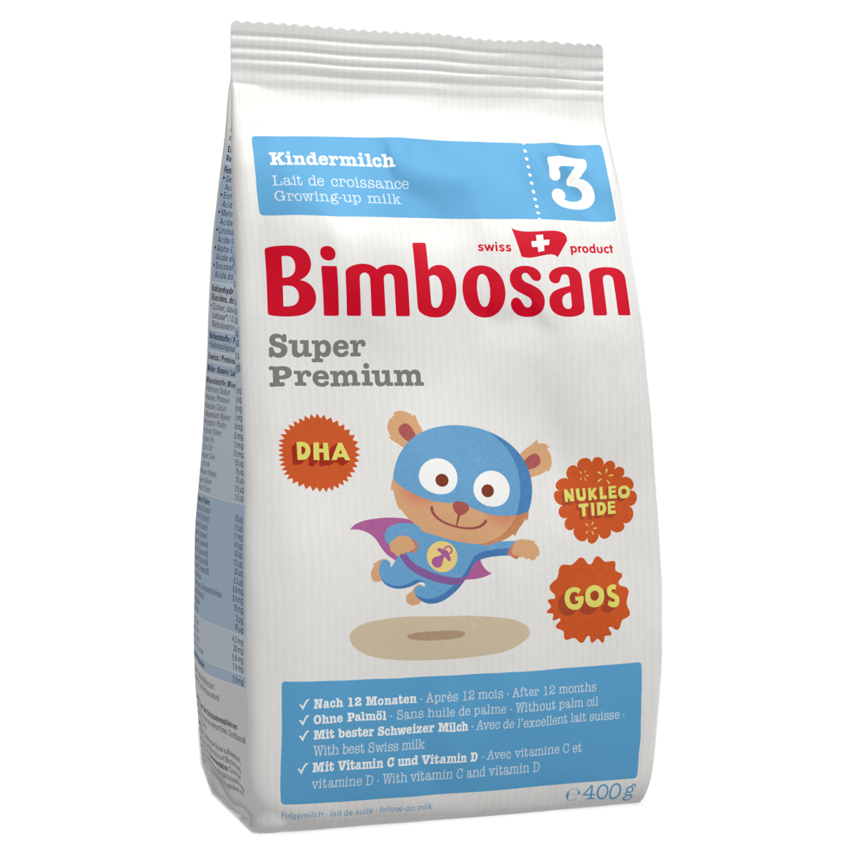 Bimbosan Super Premium 3 Kindermilch refill 400 g Bimbosan Super Premium 3 Kindermilch refill 400 g