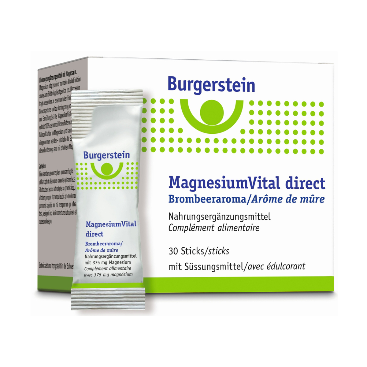 Burgerstein Magnesiumvital direct Stick 30 Stück Burgerstein Magnesiumvital direct Stick 30 Stück