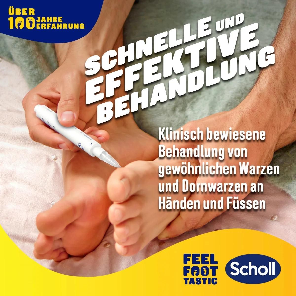 Scholl Warzen + Dornwarzen Behandlungsstift 2 g Scholl Warzen + Dornwarzen Behandlungsstift 2 g