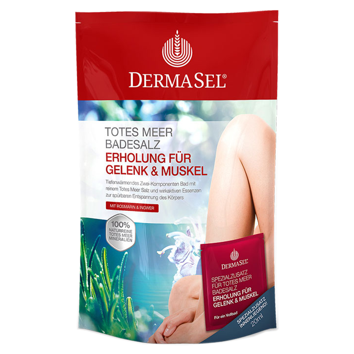 Dermasel Badesalz Gelenk und Muskel Beutel 400 g Dermasel Badesalz Gelenk und Muskel Beutel 400 g