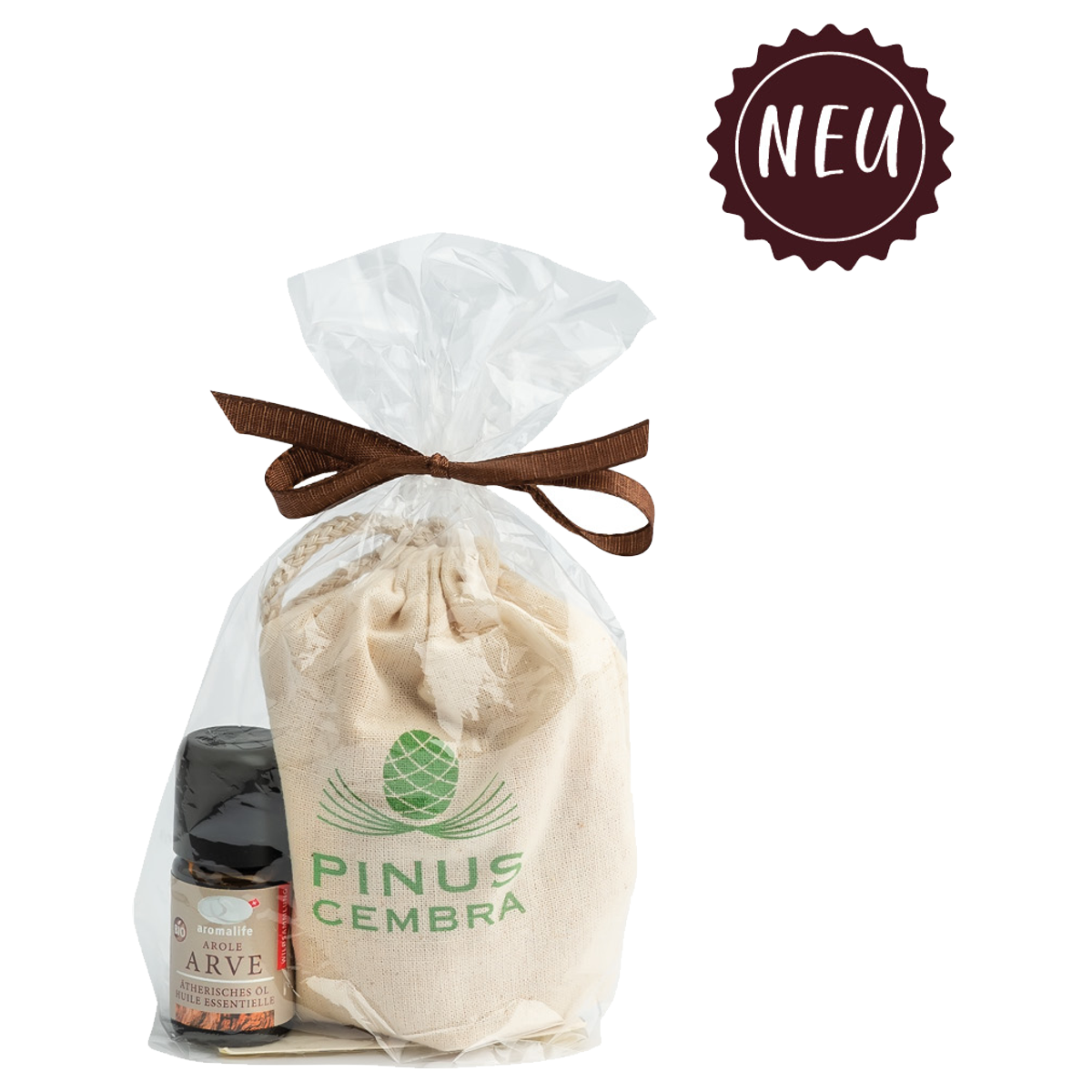 Aromalife Arve Geschenkset Arvensäckli + Arvenöl 5 ml
