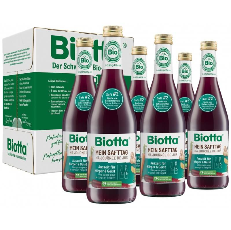 Biotta Mein Safttag 2 6 fl 5 dl Biotta Mein Safttag 2 6 fl 5 dl