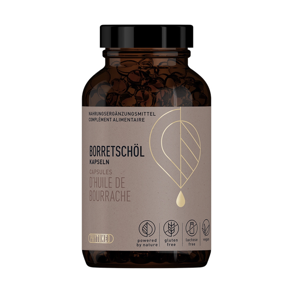 Phytomed Borretschöl Kapseln 500 mg vegetabil 400 Stück Phytomed Borretschöl Kapseln 500 mg vegetabil 400 Stück