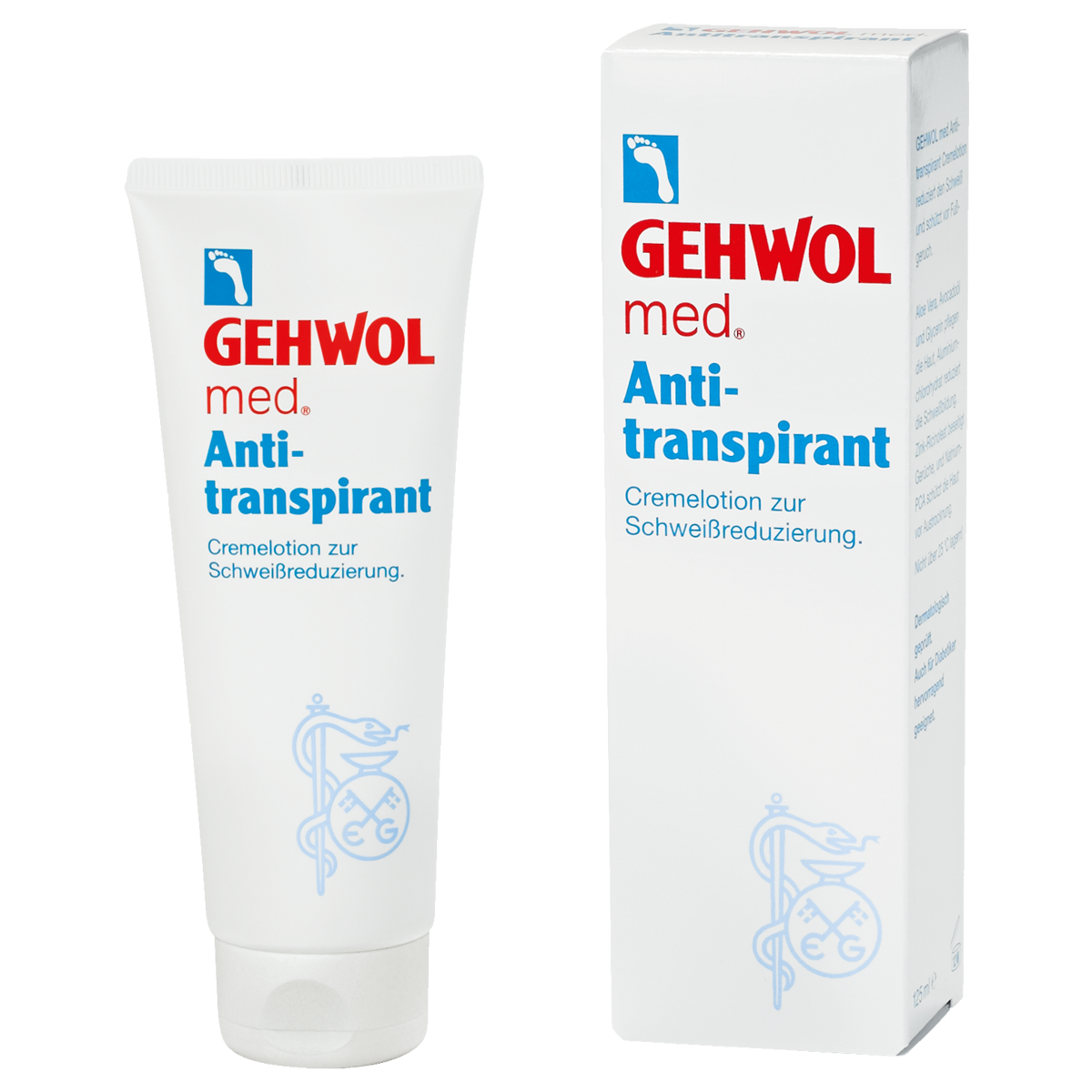 Gehwol med Antitranspirant Tube 125 ml Gehwol med Antitranspirant Tube 125 ml