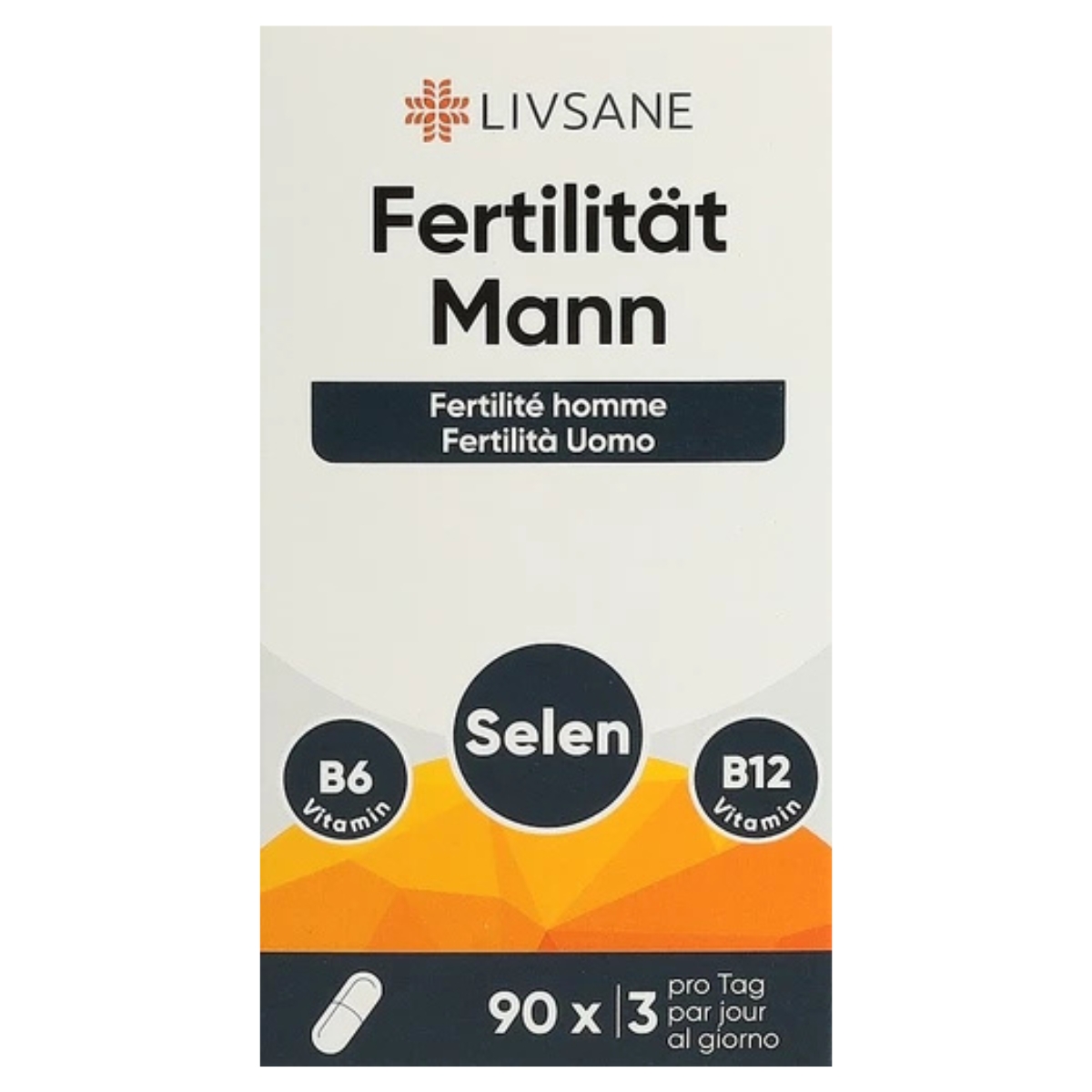 Livsane Fertilität Mann Kapseln 90 Stück