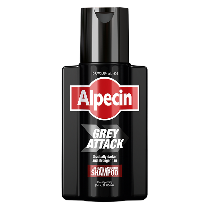 Alpecin Grey Attac Coffein & Color Shampoo 200 ml