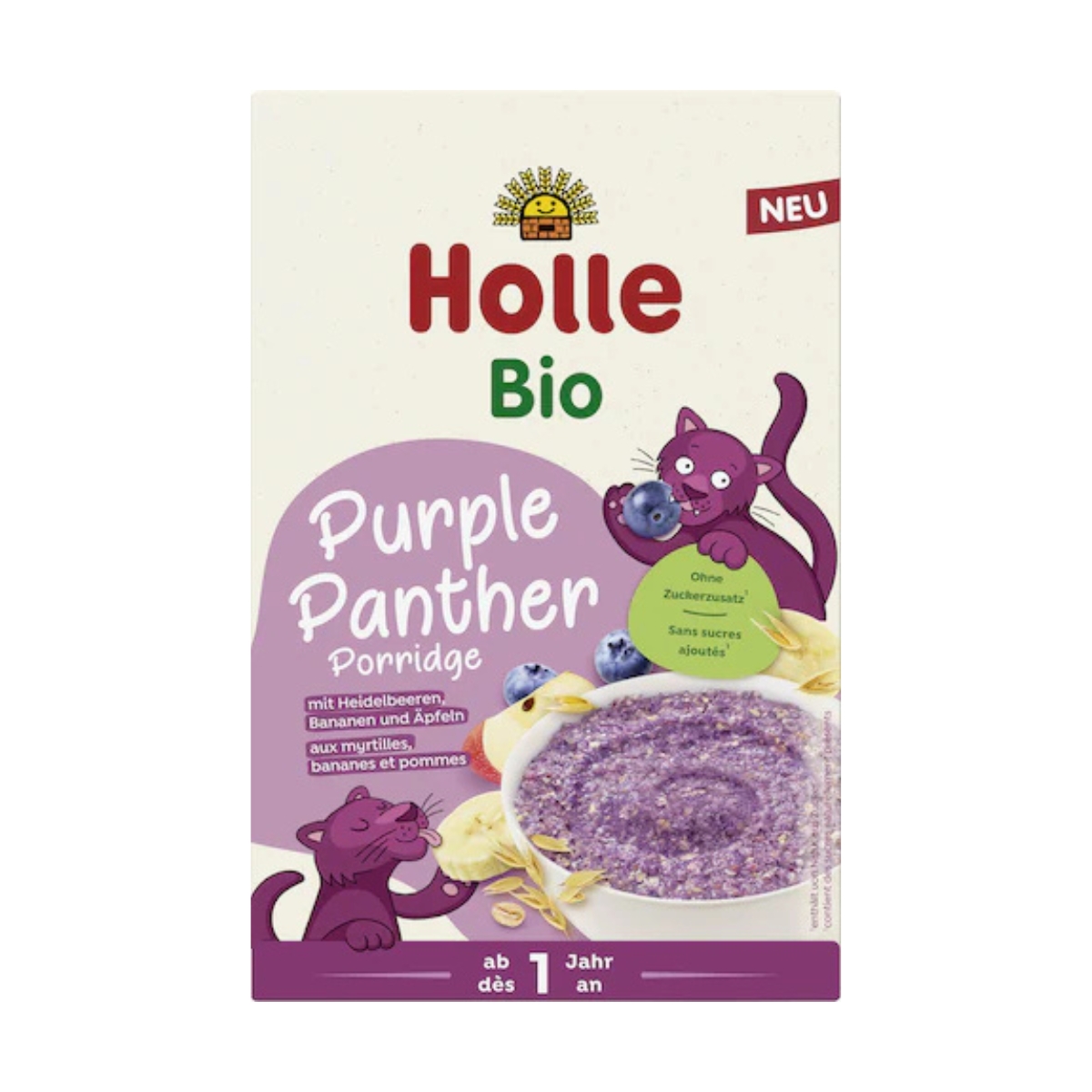 Porridge bio Holle Purple Panther Box 200 g Porridge bio Holle Purple Panther Box 200 g