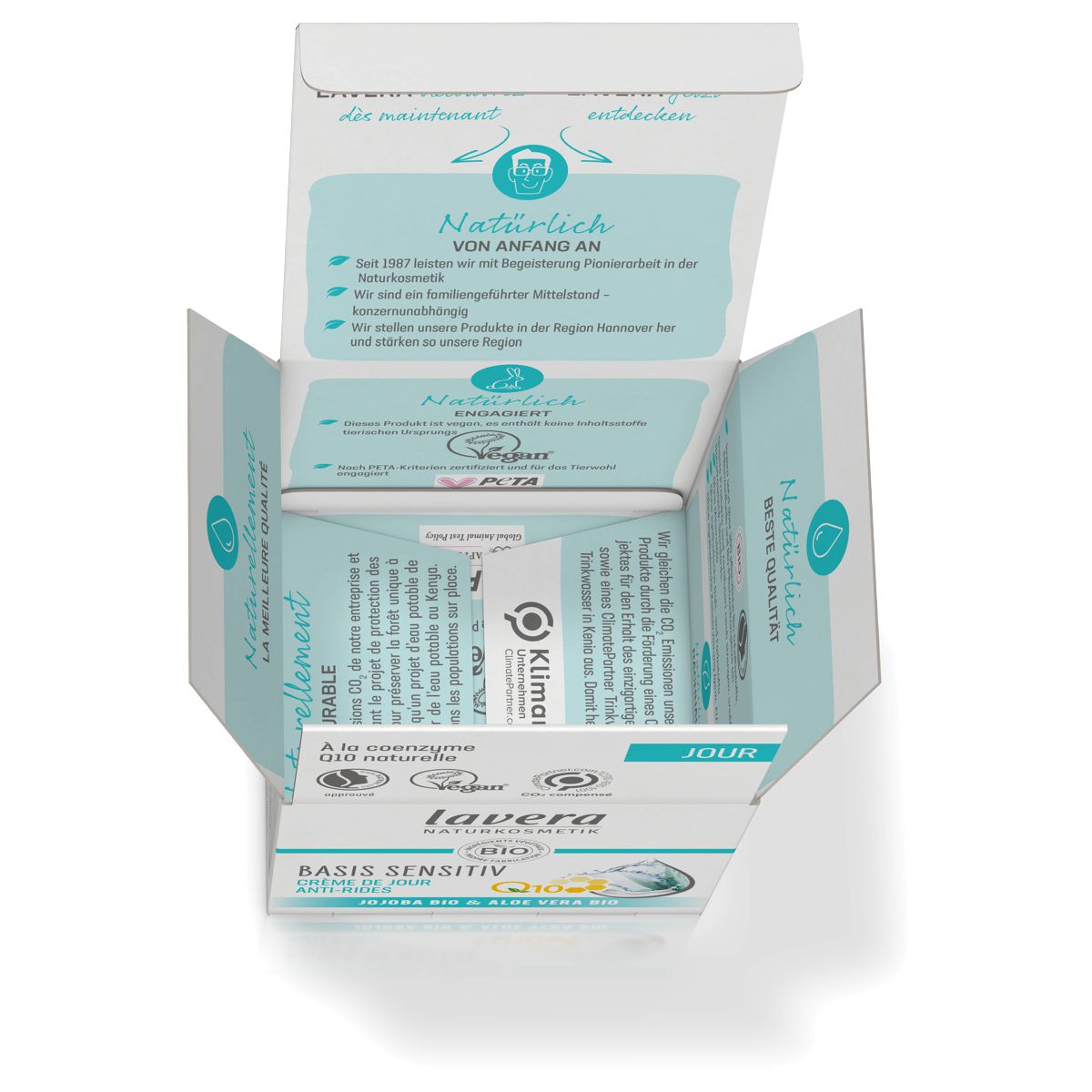 Lavera Anti-Falten Feuchtigkeitscreme Q10 basis sensitiv 50 ml