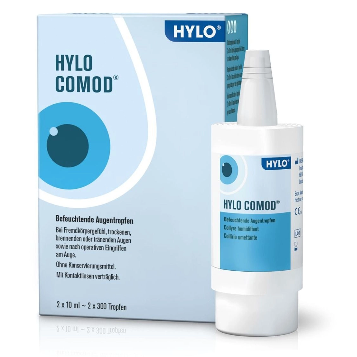 Hylo Comod Augentropfen 2x 10 ml Hylo Comod Augentropfen 2x 10 ml