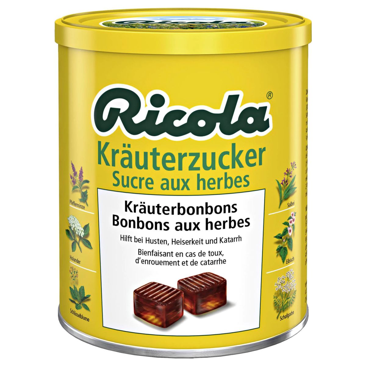 Ricola Kräuterzucker Bonbons Dose 250 g Ricola Kräuterzucker Bonbons Dose 250 g