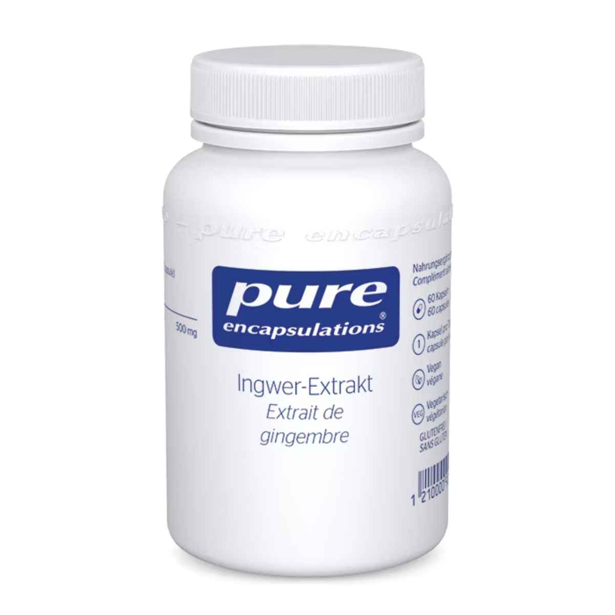 Pure Encapsulations Ingwer-Extrakt Kapseln 60 Stück