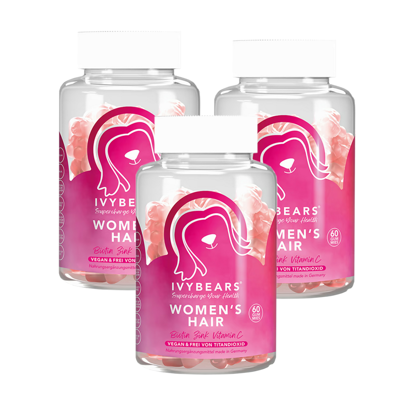 IvyBears Womens's Hair Vitamins 3 x 60 Stück