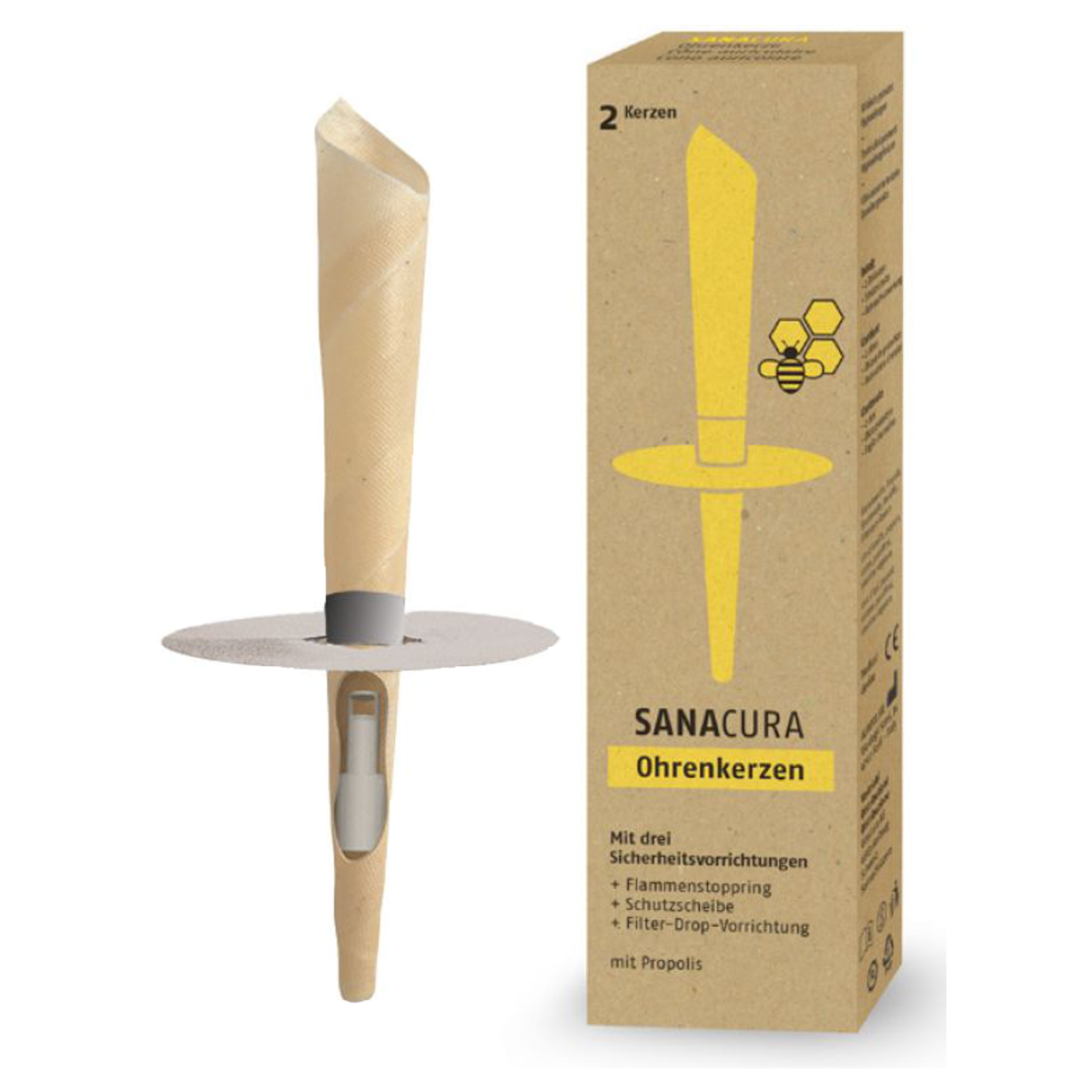 Sanacura Ohrenkerzen 2 Stück Sanacura Ohrenkerzen 2 Stück