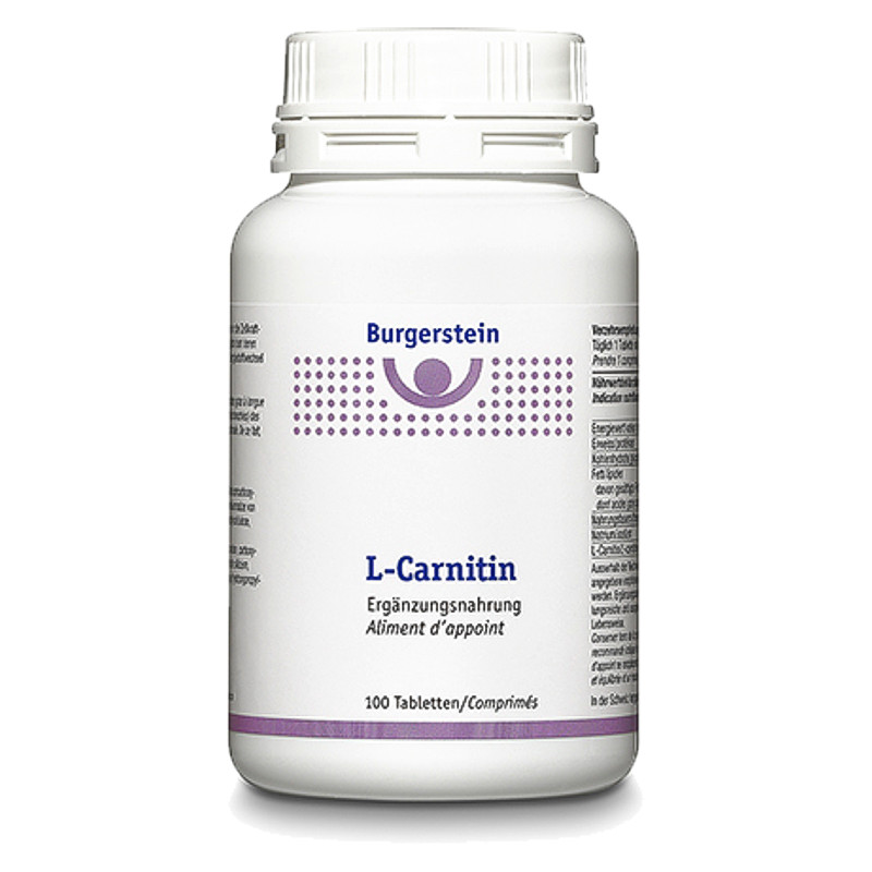 Burgerstein L-Carnitin Tabletten 100 Stück Burgerstein L-Carnitin Tabletten 100 Stück