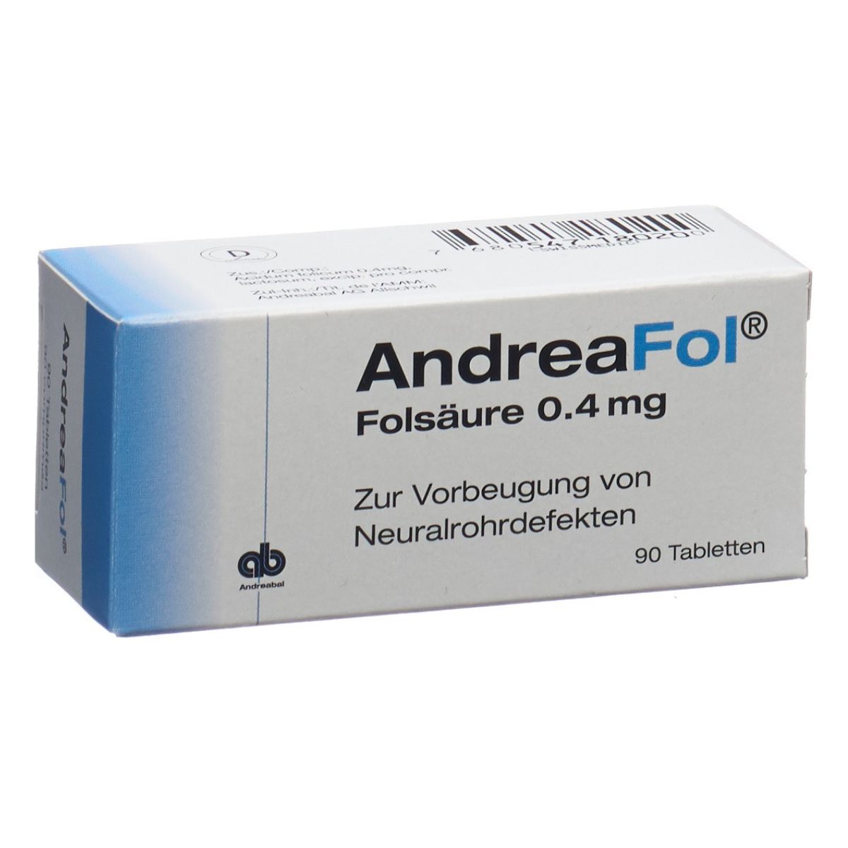 AndreaFol Tabletten 0.4 mg 90 Stück