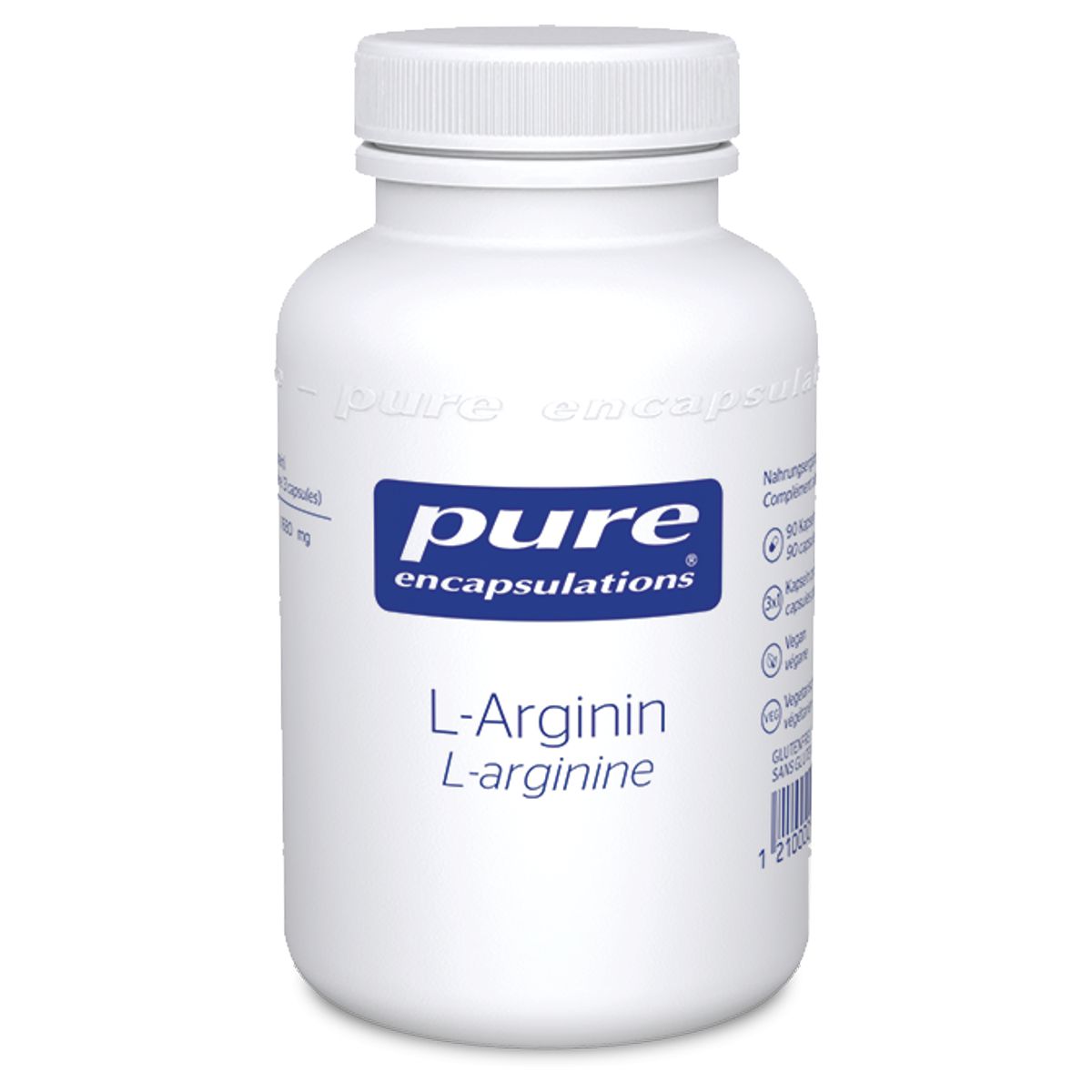 Pure L-Arginin Kapseln Dose 90 Stück Pure L-Arginin Kapseln Dose 90 Stück