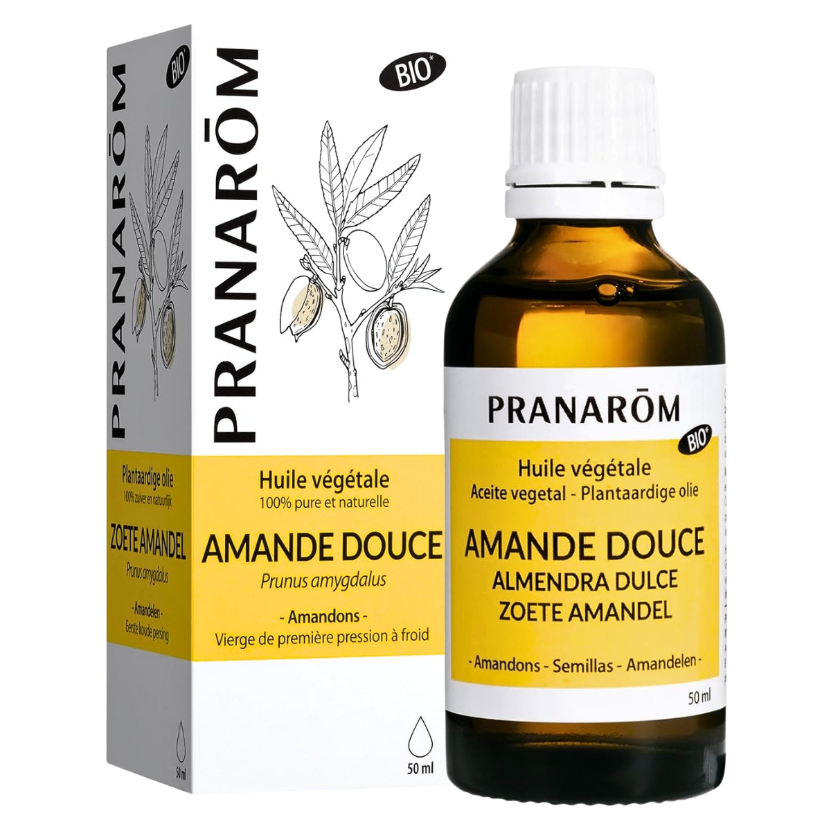 Pranarom Süsse Mandel Bio Flasche 50 ml