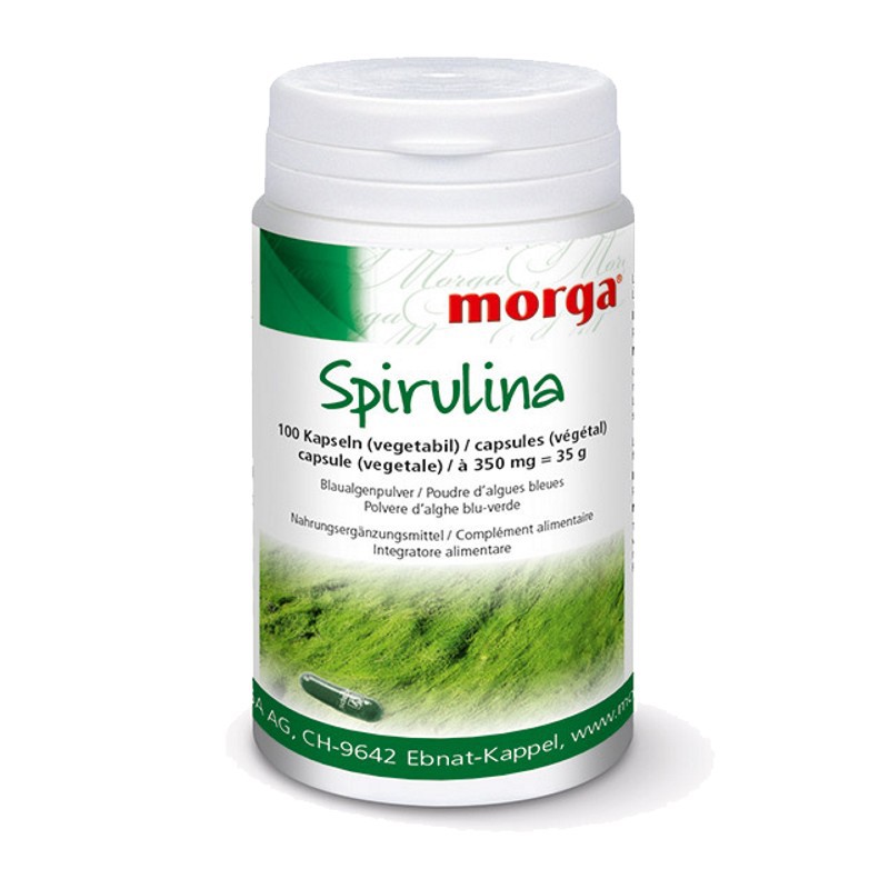 MORGA Spirulina Vegicaps 100 Stück MORGA Spirulina Vegicaps 100 Stück