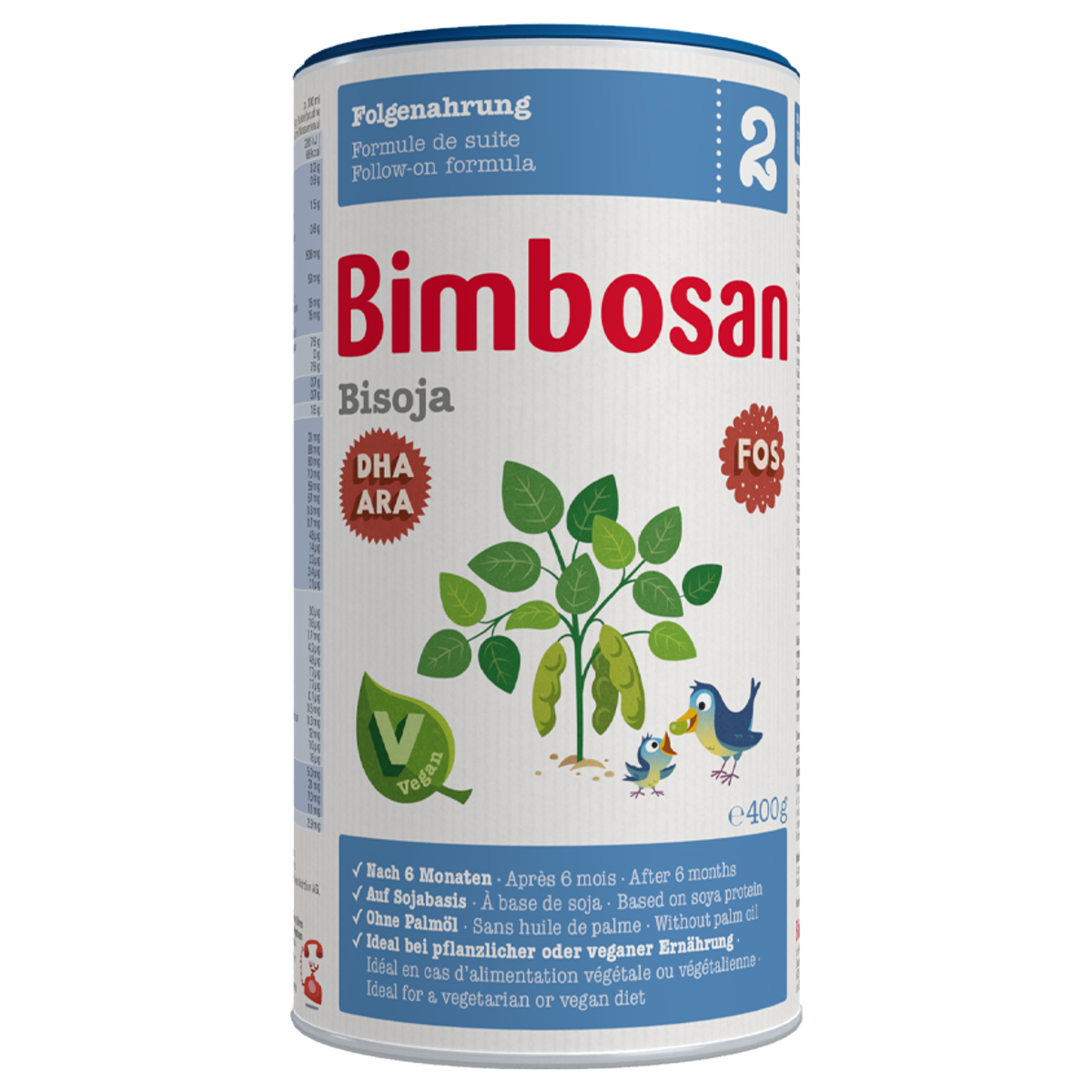 Bimbosan Bisoja 2 Folgenahrung Dose 400 g Bimbosan Bisoja 2 Folgenahrung Dose 400 g
